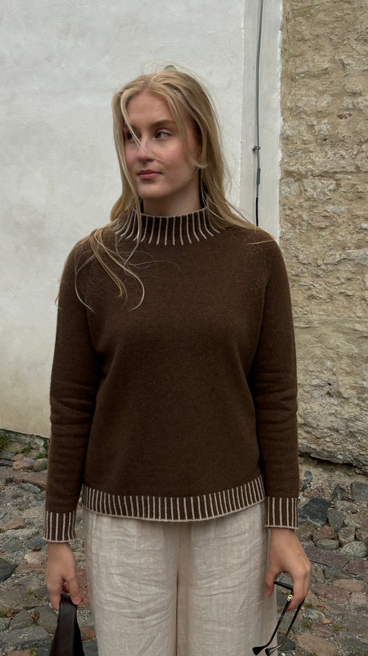 Amalia -sweater, brown sugar