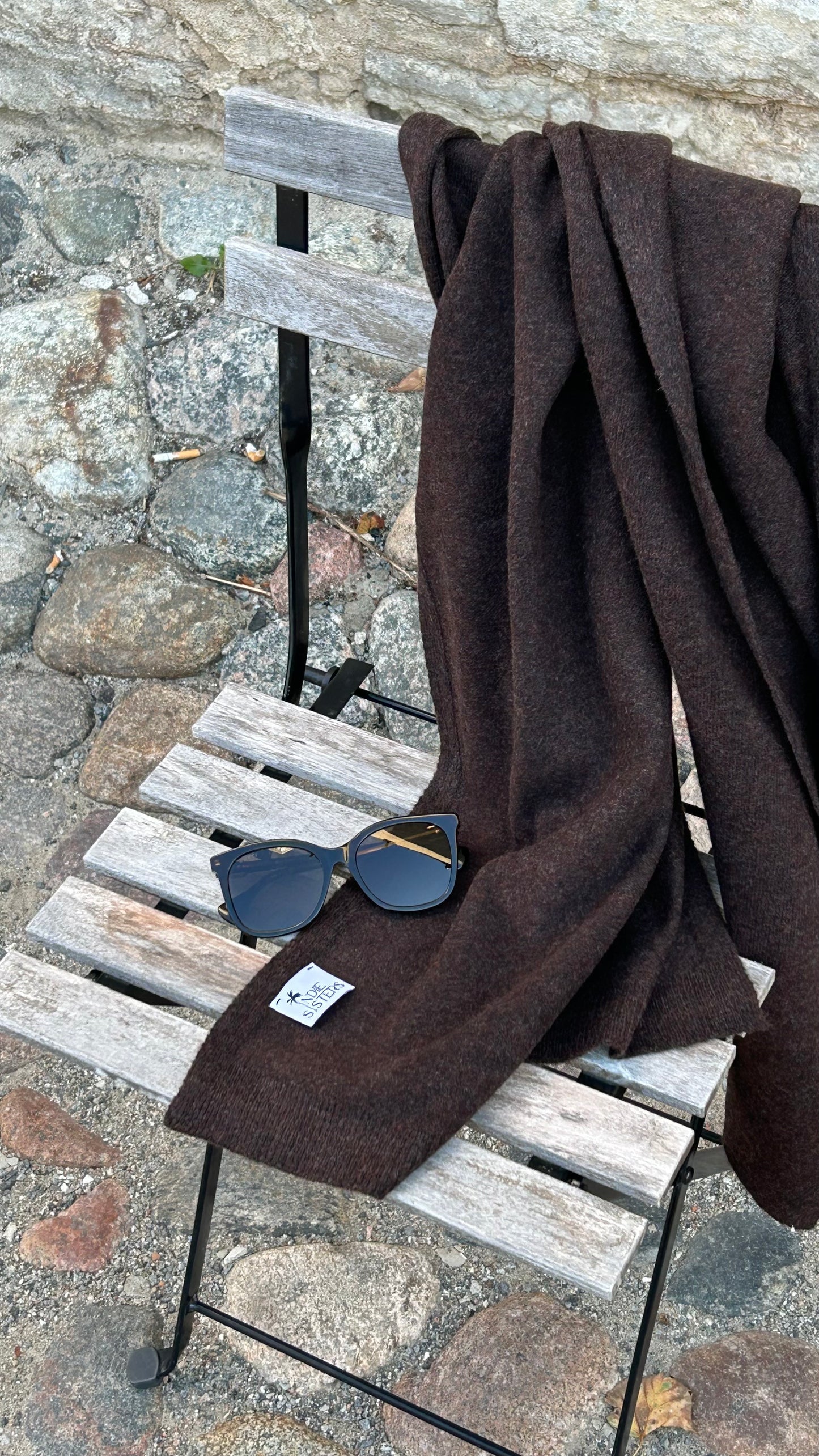 Effie, -scarf, melange brown