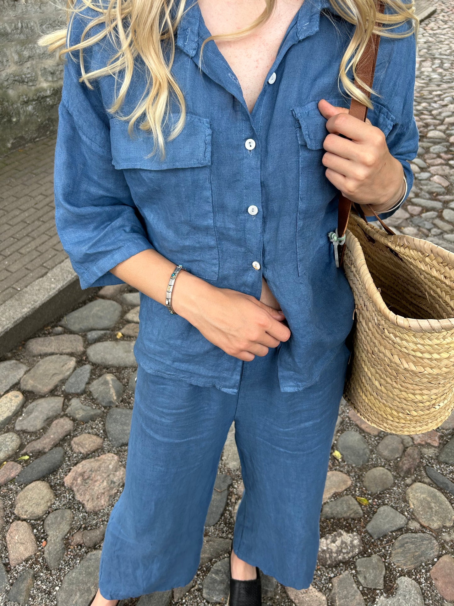Briona -blouse, ocean