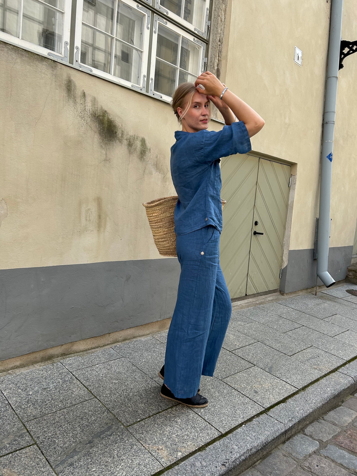 Briona -blouse, ocean