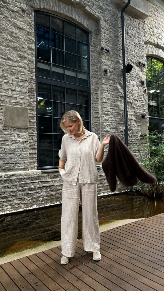 Faith -blouse, light sand