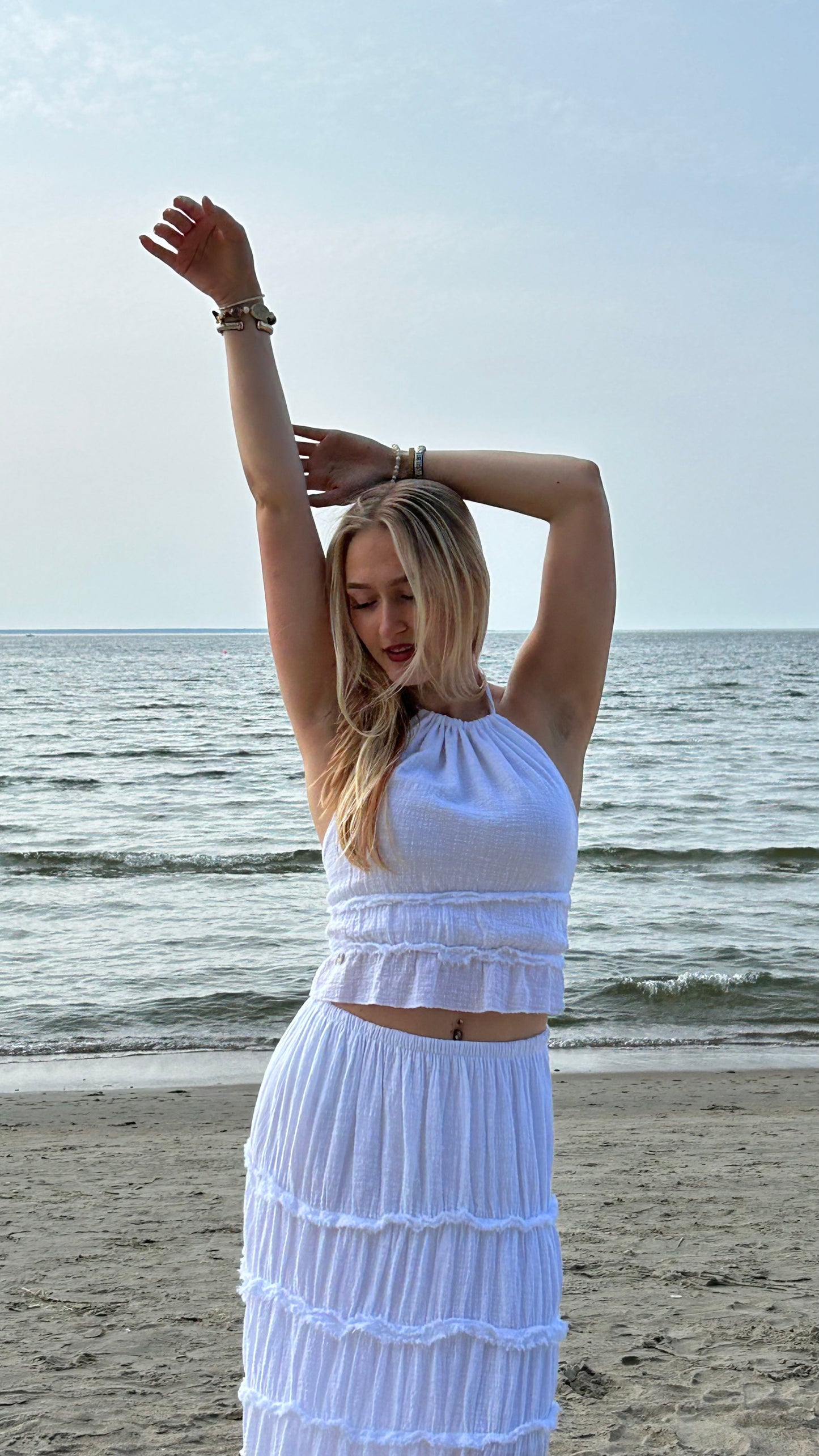 Thalia - two piece, white