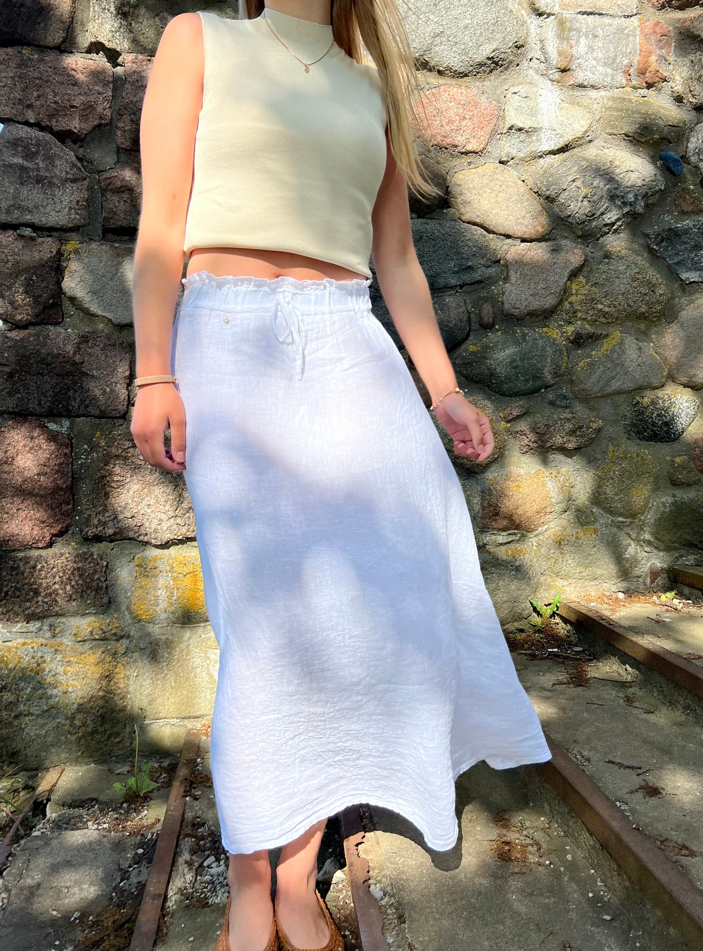 Thea -skirt, white