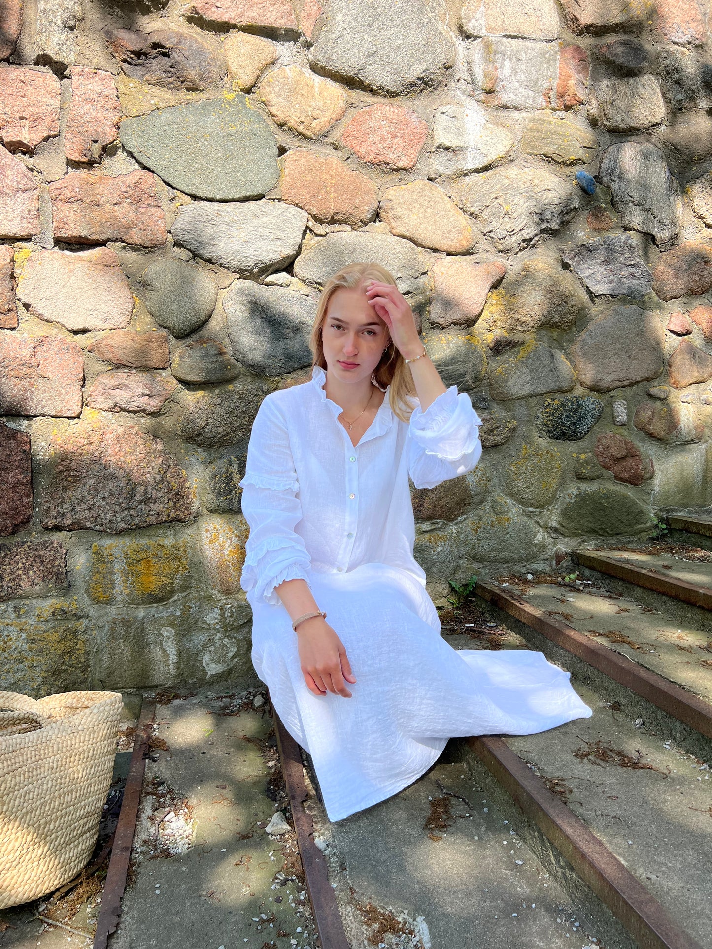 Cassia -blouse, white