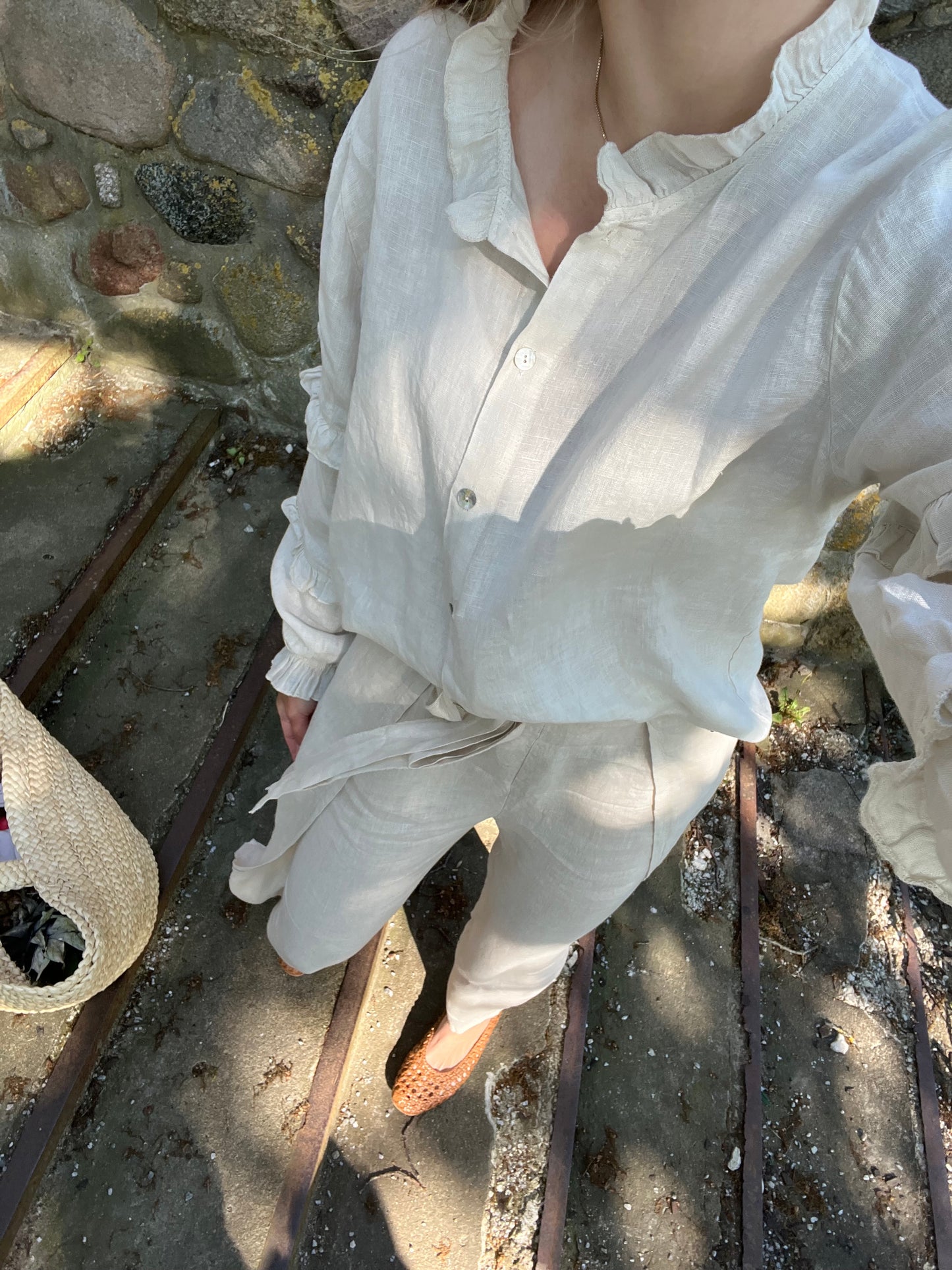 Cassia -blouse, light sand