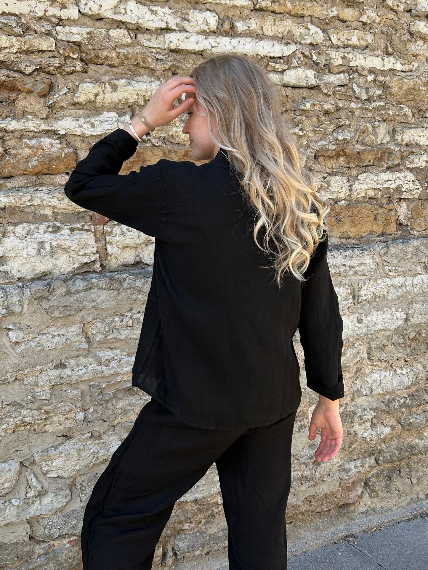 Lyda -blazer, black
