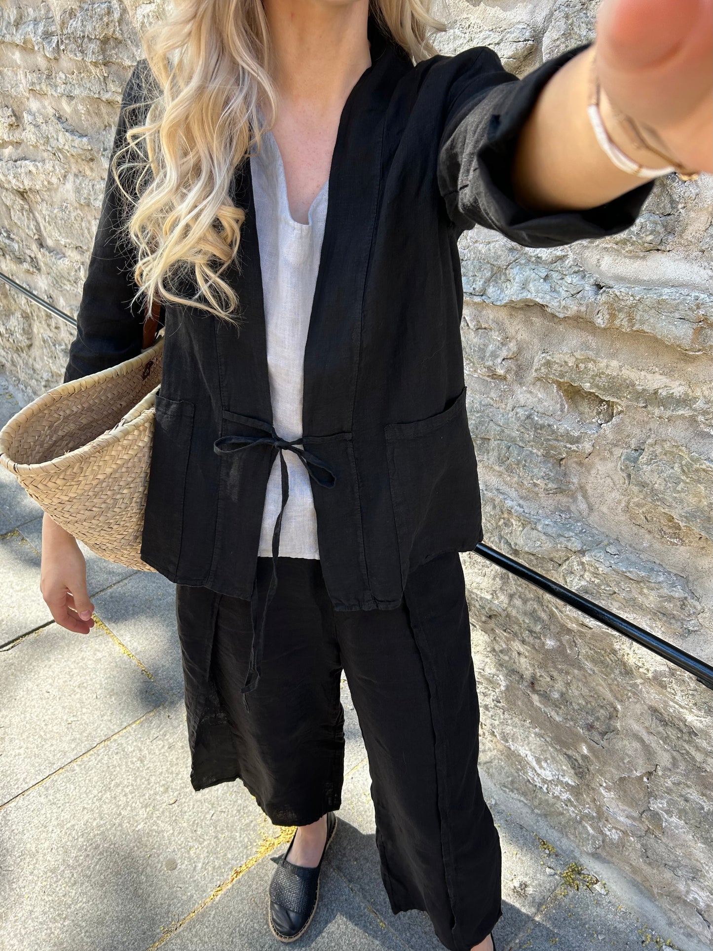 Lyda -blazer, black