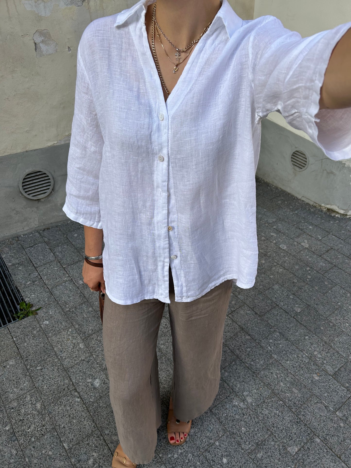 Andreana -shirt, white