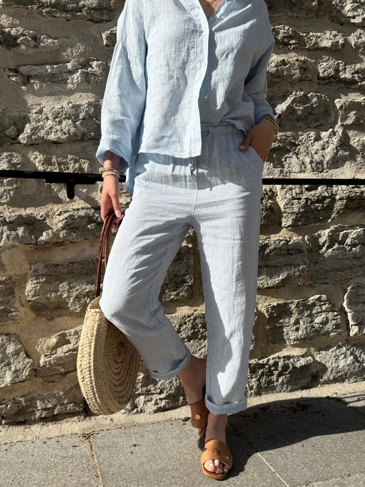 Elaine -pants, baby blue