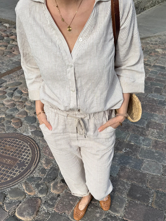 Elaine - blouse, beige