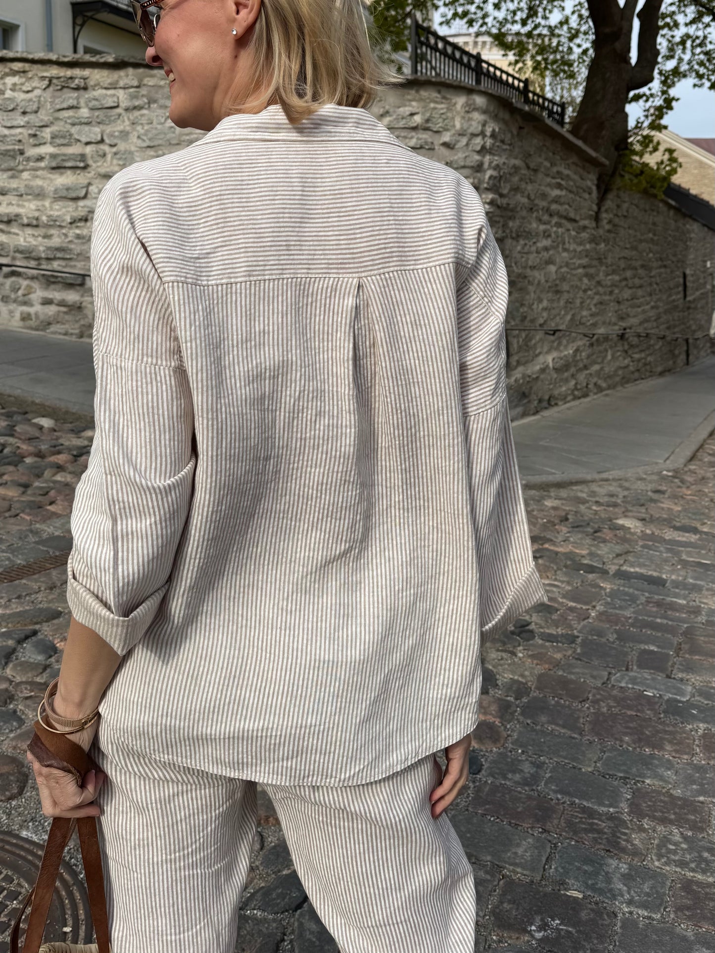Elaine - blouse, beige