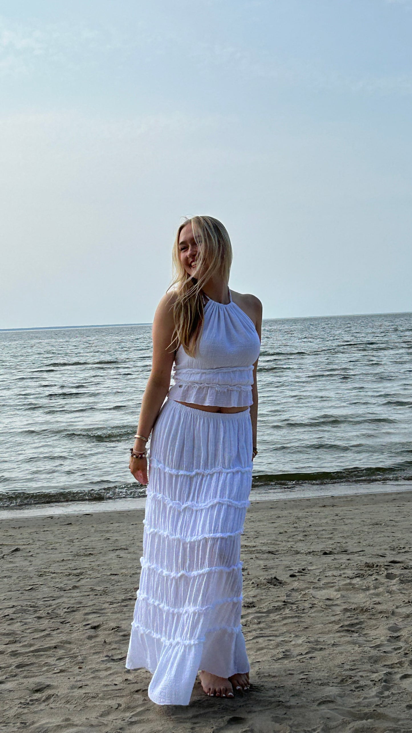 Thalia - two piece, white