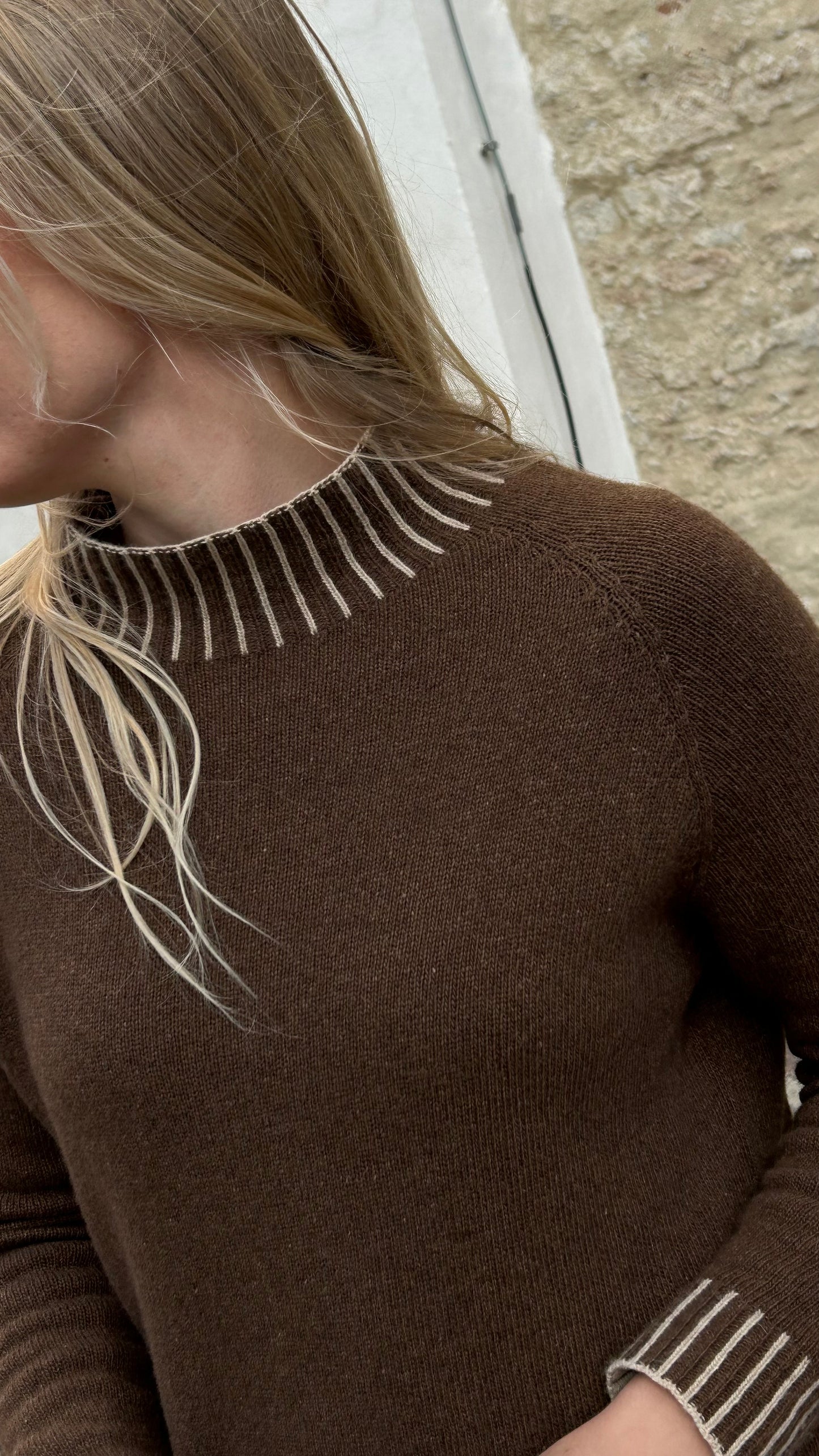 Amalia -sweater, brown sugar