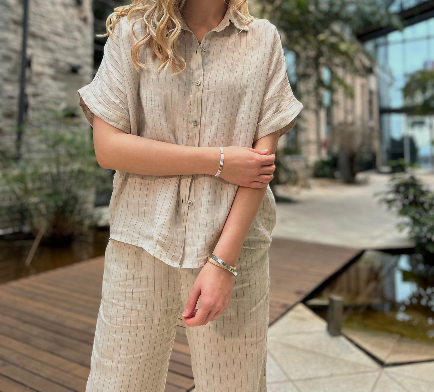 Faith -blouse, light sand