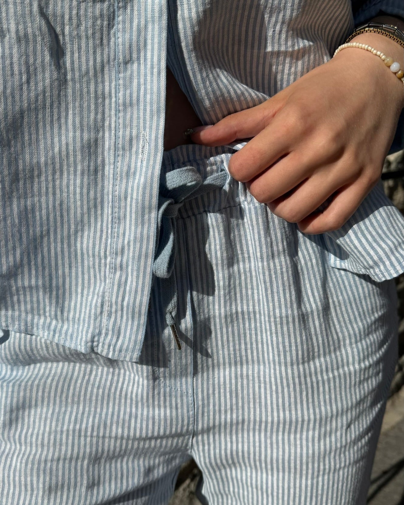 Elaine -pants, baby blue