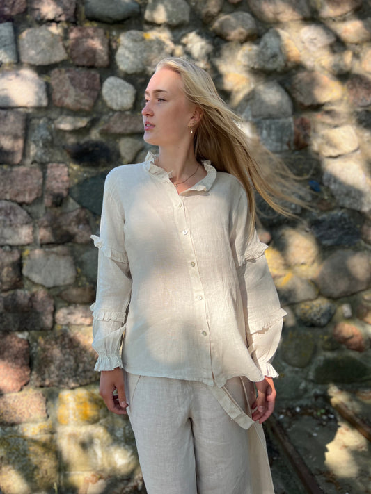 Cassia -blouse, light sand