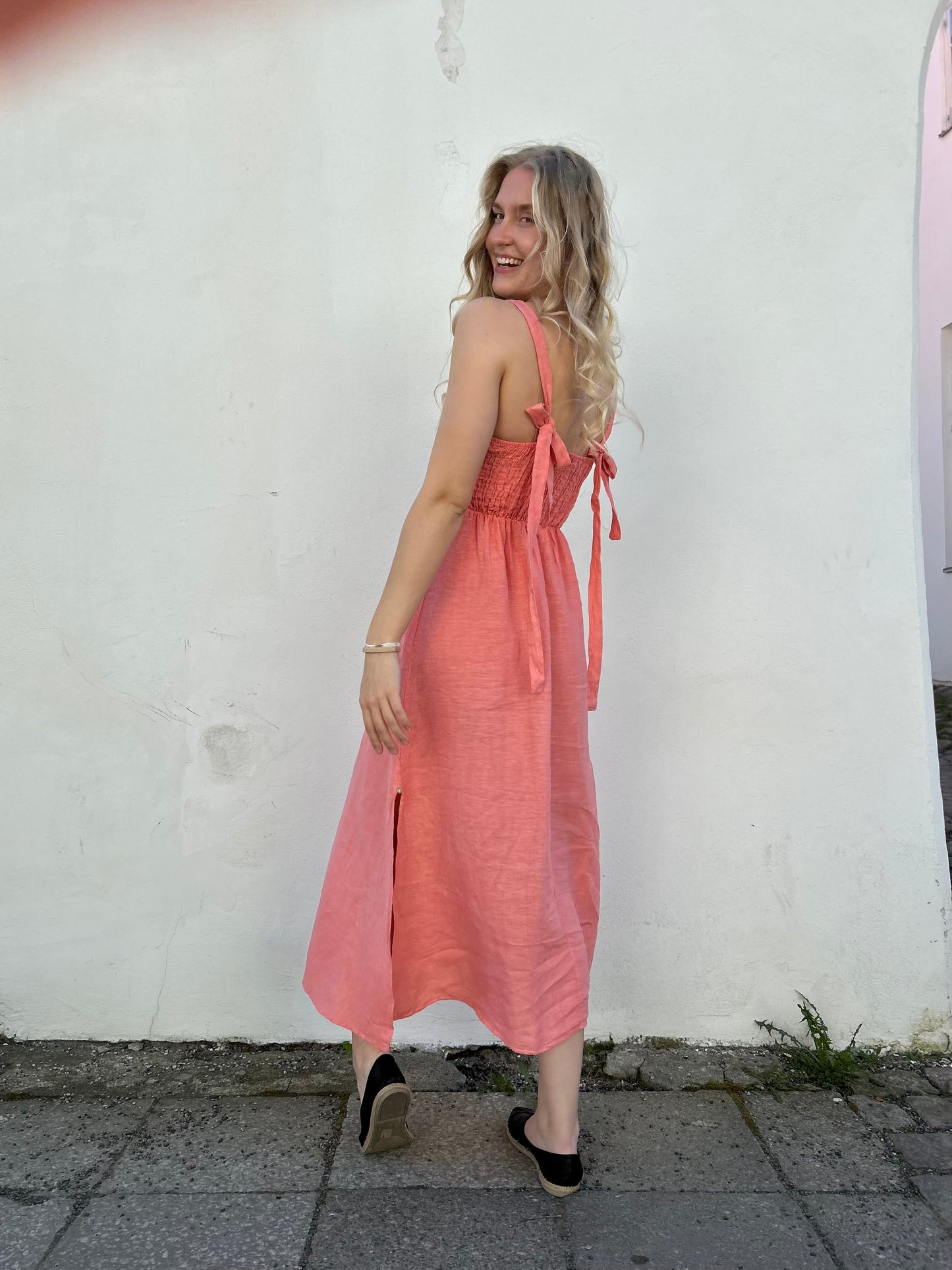 Eleni -dress, rose blush